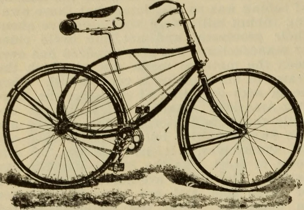 An illustration from The Modern bicycle and its accessories; a complete reference book for rider, dealer, and maker, 1898, leaf 67