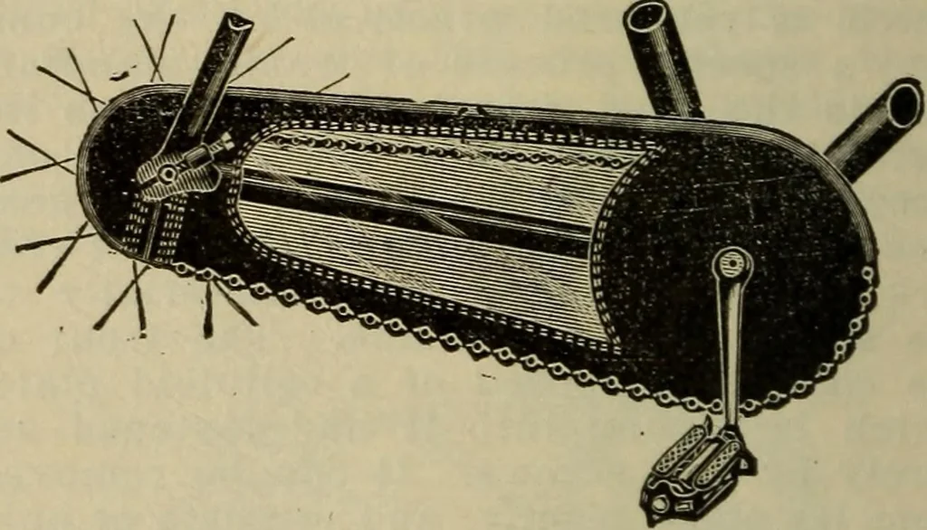 An illustration from The Modern bicycle and its accessories; a complete reference book for rider, dealer, and maker, 1898, leaf 77