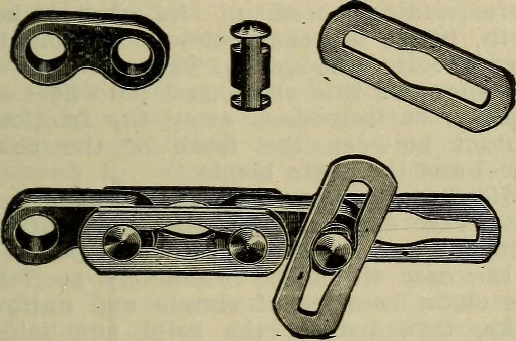 An illustration from The Modern bicycle and its accessories; a complete reference book for rider, dealer, and maker, 1898, leaf 82