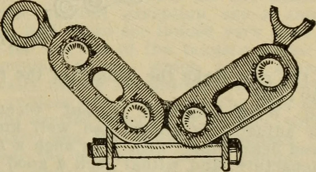 An illustration from The Modern bicycle and its accessories; a complete reference book for rider, dealer, and maker, 1898, leaf 86