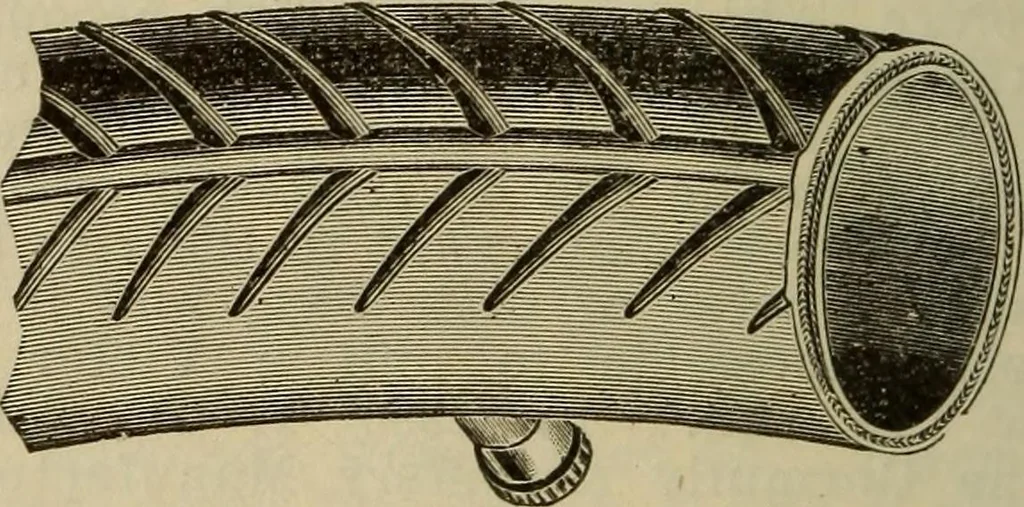 An illustration from The Modern bicycle and its accessories; a complete reference book for rider, dealer, and maker, 1898, leaf 97