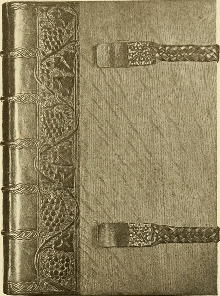 An illustration from Modern bookbindings, their design and decoration, 1906, leaf 100