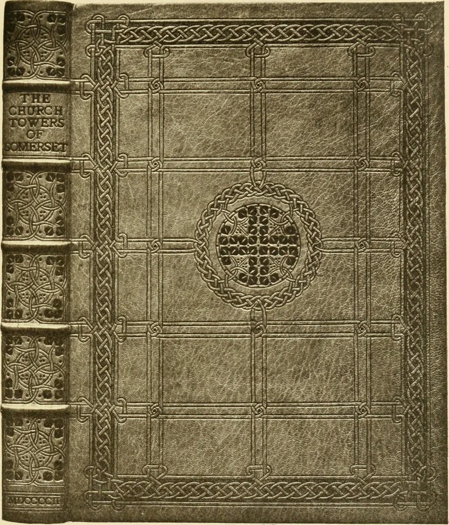 An illustration from Modern bookbindings, their design and decoration, 1906, leaf 104