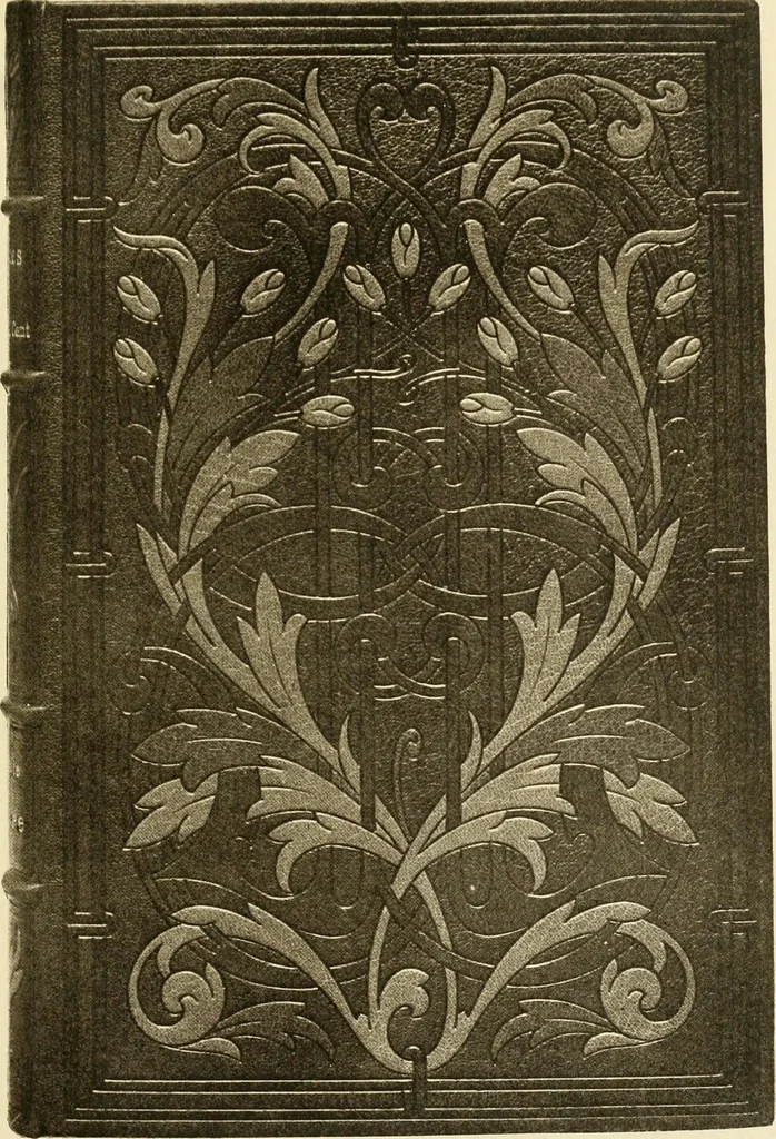 An illustration from Modern bookbindings, their design and decoration, 1906, leaf 112