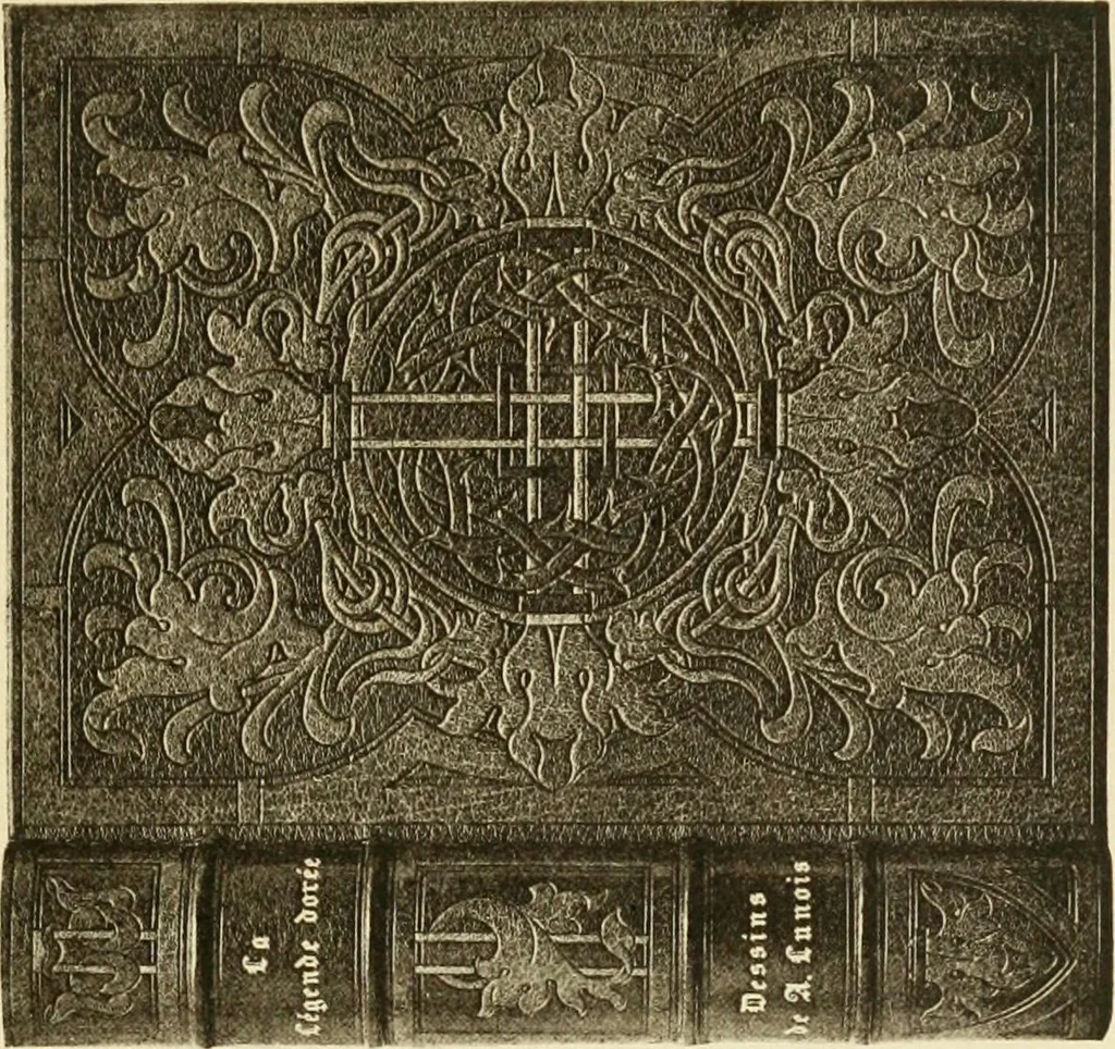 An illustration from Modern bookbindings, their design and decoration, 1906, leaf 116