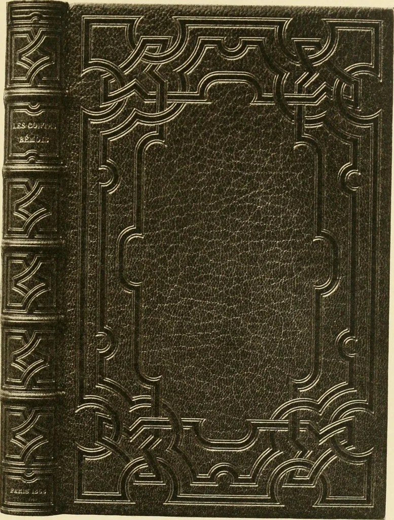 An illustration from Modern bookbindings, their design and decoration, 1906, leaf 136