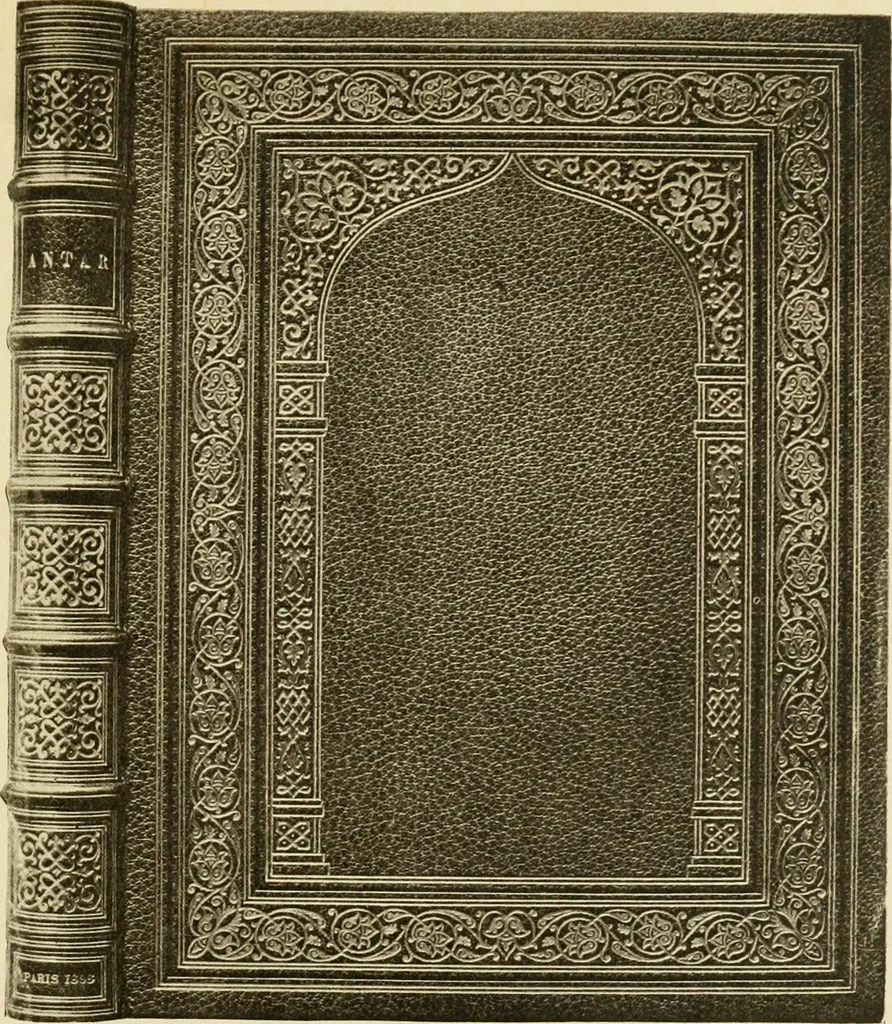 An illustration from Modern bookbindings, their design and decoration, 1906, leaf 142