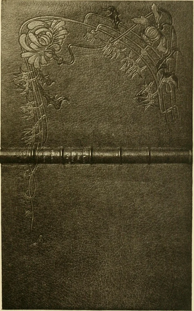 An illustration from Modern bookbindings, their design and decoration, 1906, leaf 156