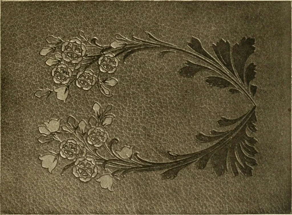 An illustration from Modern bookbindings, their design and decoration, 1906, leaf 204