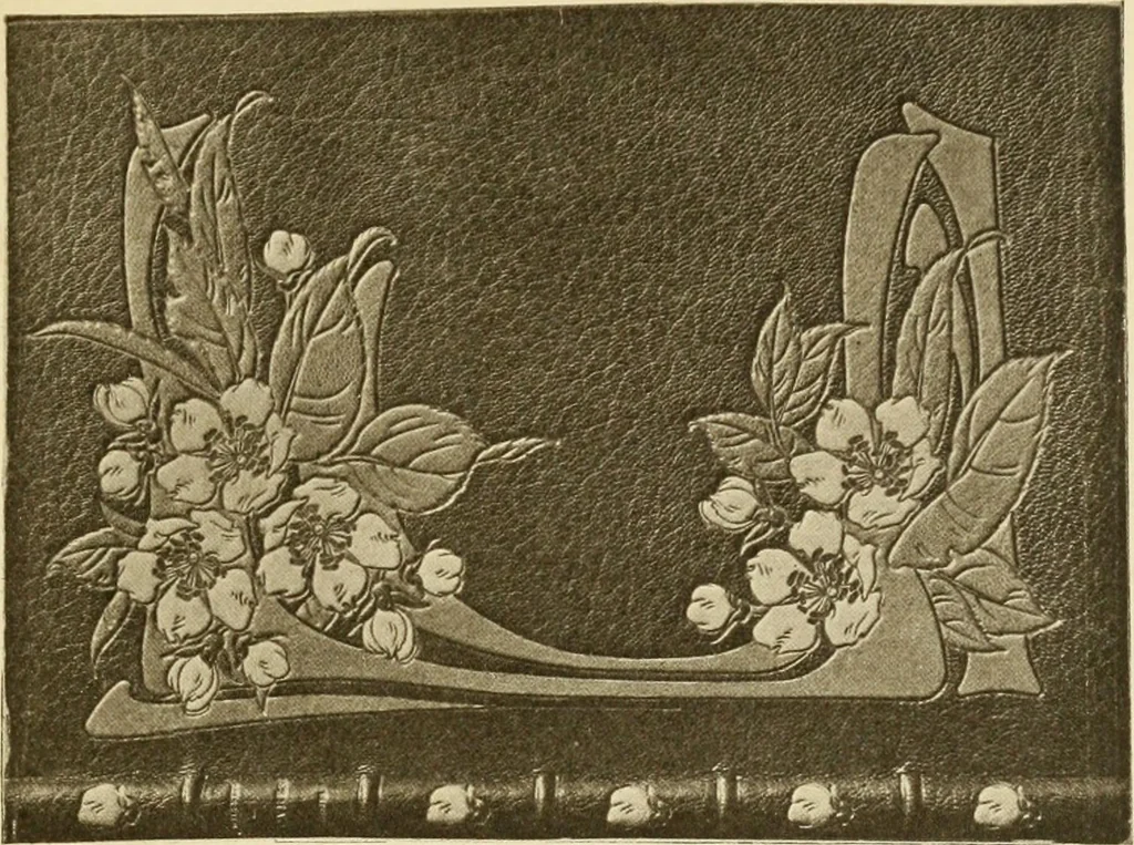 An illustration from Modern bookbindings, their design and decoration, 1906, leaf 216