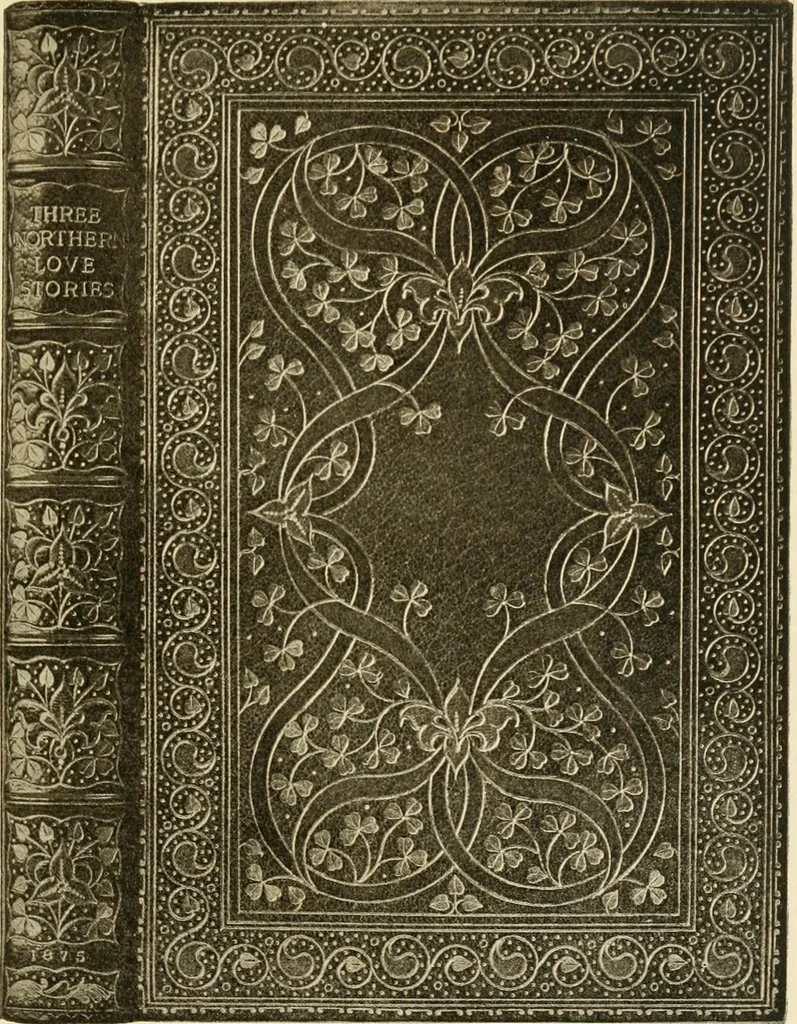 An illustration from Modern bookbindings, their design and decoration, 1906, leaf 44