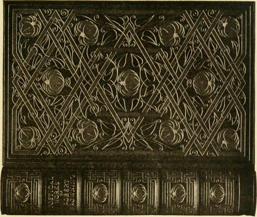 An illustration from Modern bookbindings, their design and decoration, 1906, leaf 66