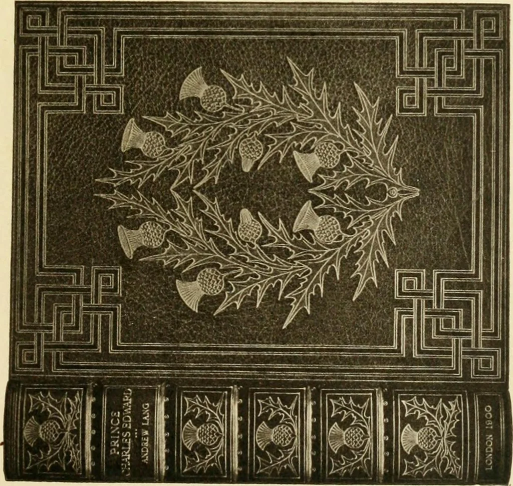 An illustration from Modern bookbindings, their design and decoration, 1906, leaf 66