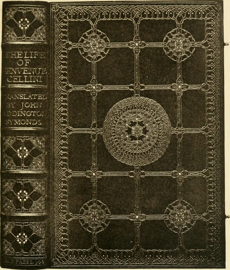 An illustration from Modern bookbindings, their design and decoration, 1906, leaf 80