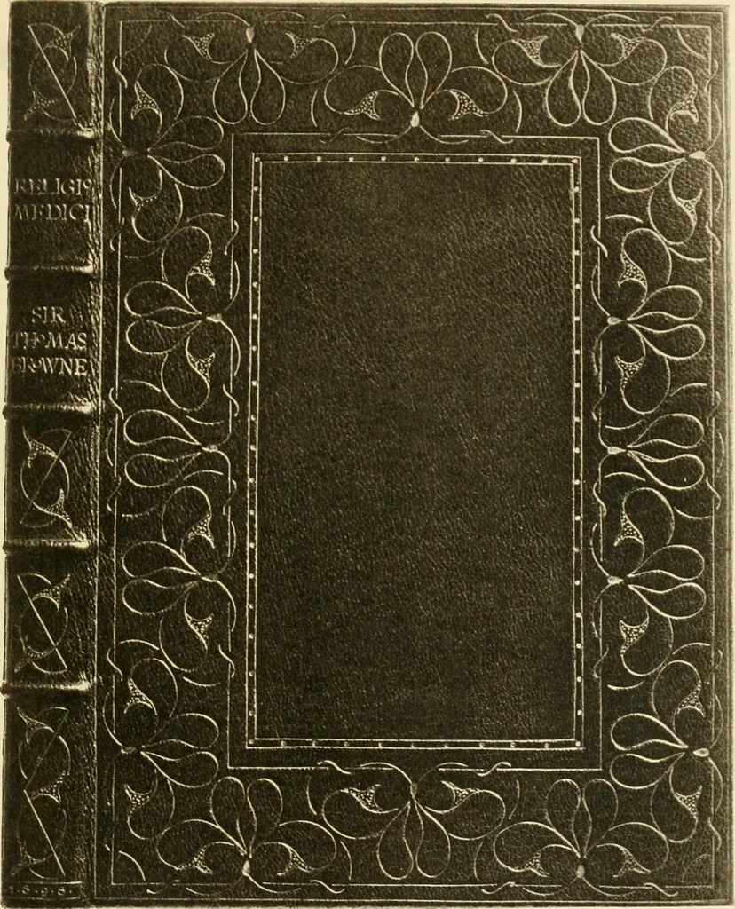 An illustration from Modern bookbindings, their design and decoration, 1906, leaf 96