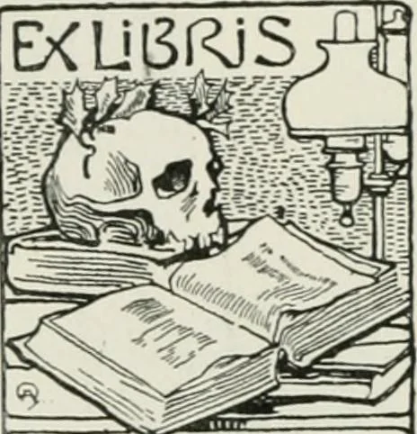 An illustration from Modern book-plates and their designers, 1898, leaf 109