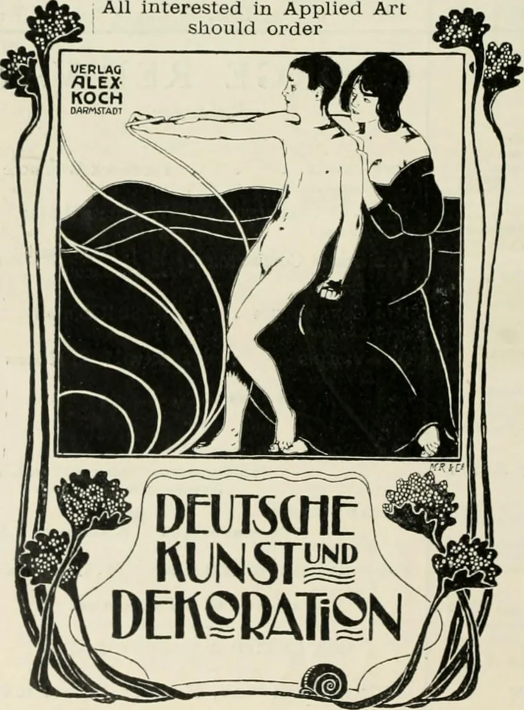An illustration from Modern book-plates and their designers, 1898, leaf 13