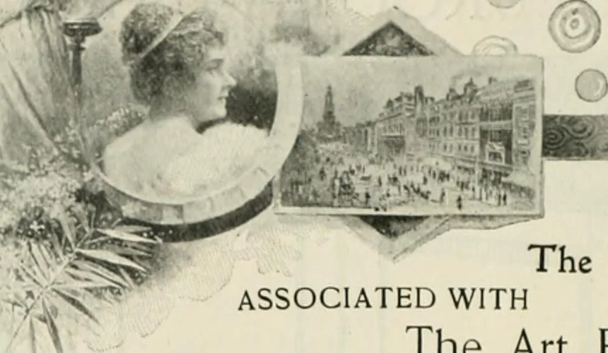 An illustration from Modern book-plates and their designers, 1898, leaf 15