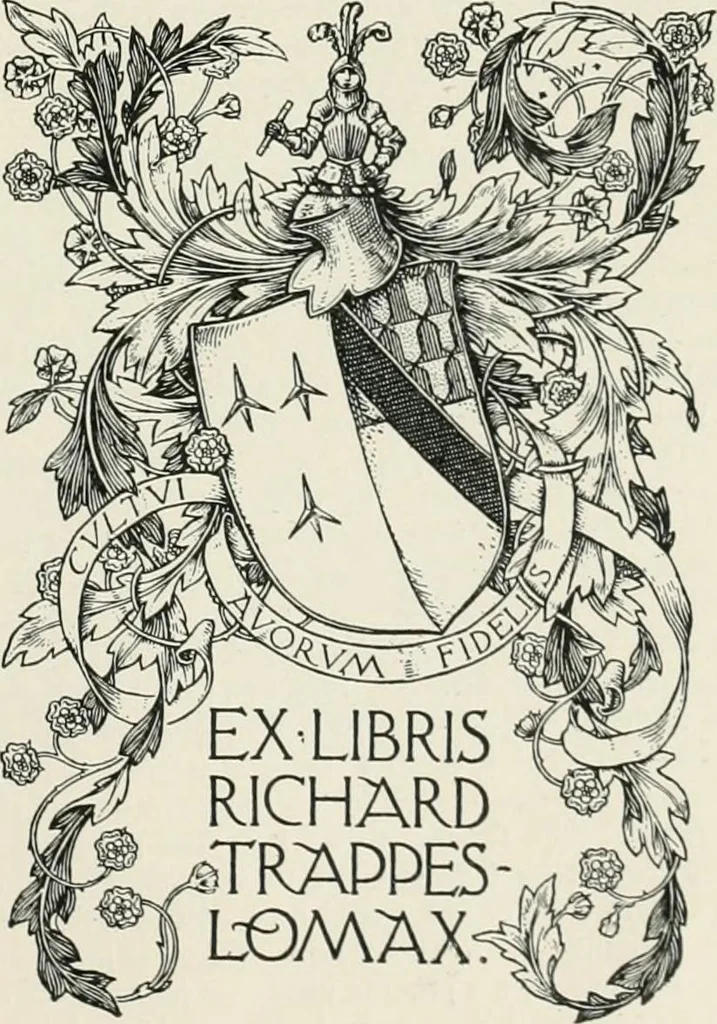 An illustration from Modern book-plates and their designers, 1898, leaf 26