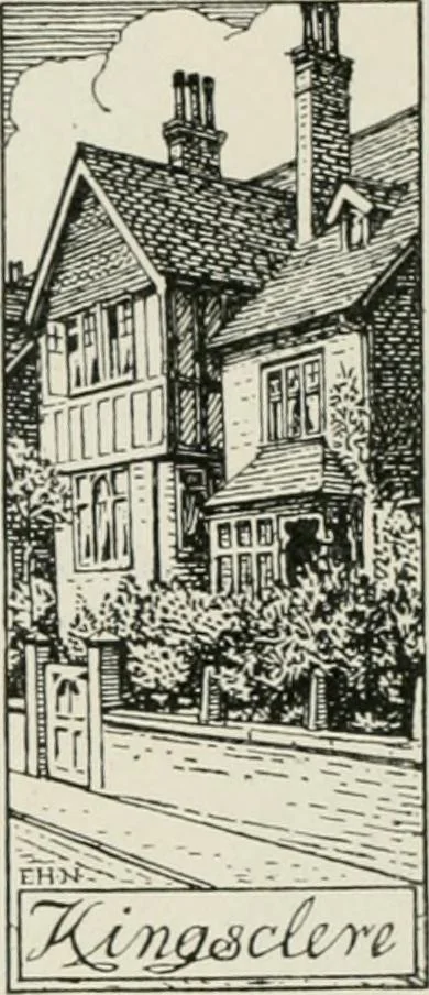 An illustration from Modern book-plates and their designers, 1898, leaf 39