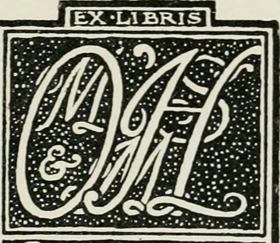 An illustration from Modern book-plates and their designers, 1898, leaf 40