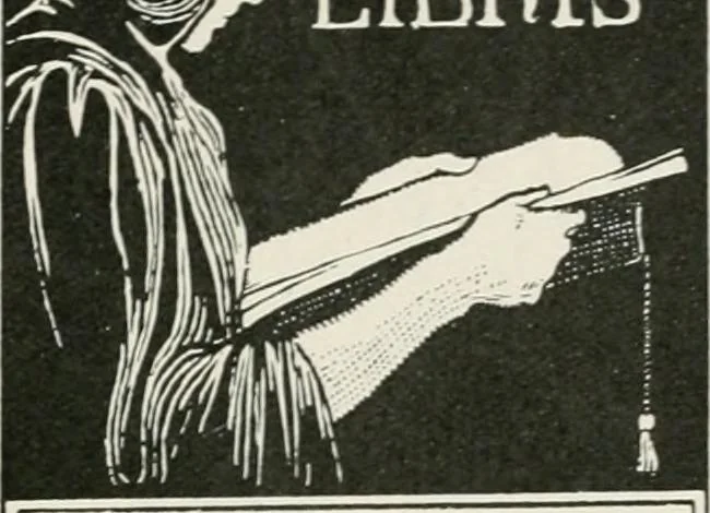 An illustration from Modern book-plates and their designers, 1898, leaf 40