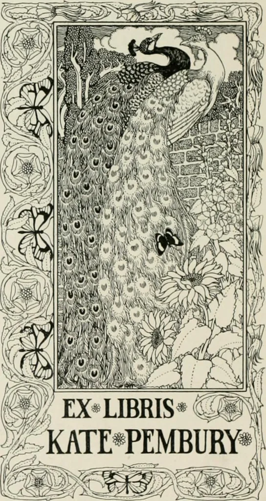 An illustration from Modern book-plates and their designers, 1898, leaf 41