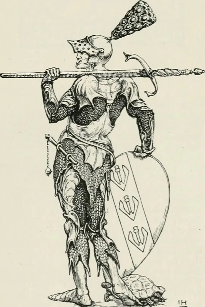 An illustration from Modern book-plates and their designers, 1898, leaf 42