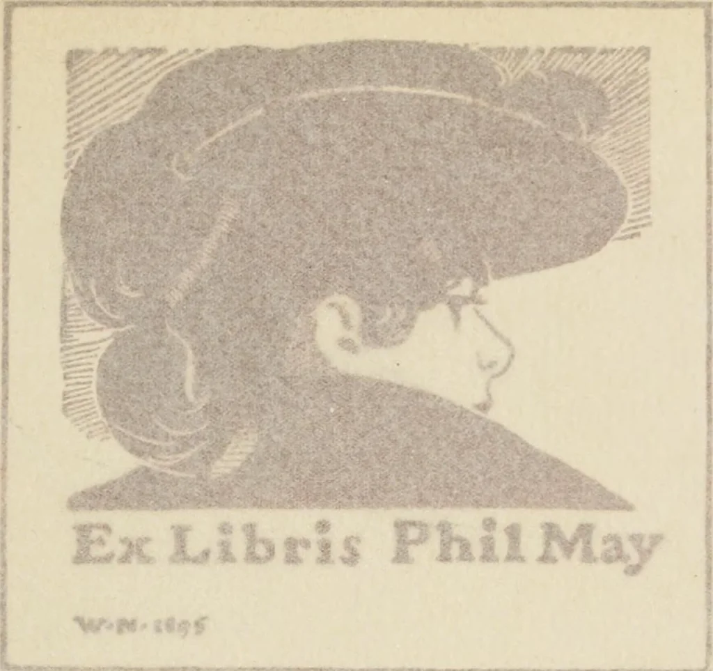 An illustration from Modern book-plates and their designers, 1898, leaf 44