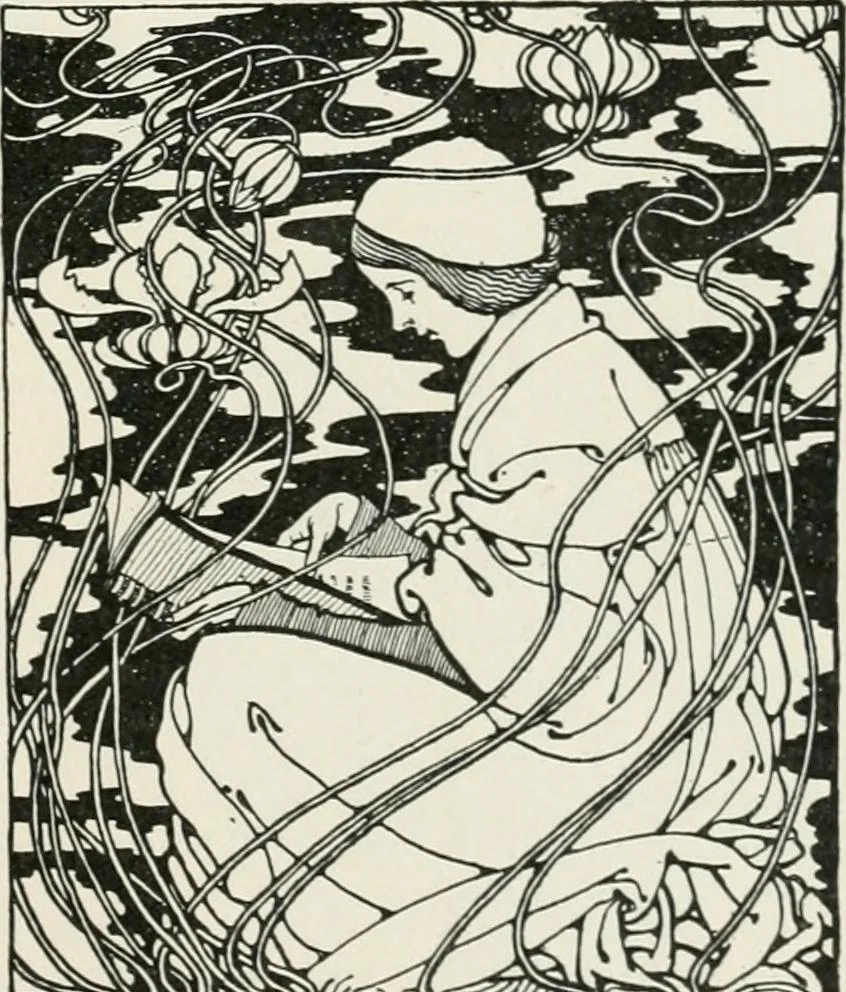 An illustration from Modern book-plates and their designers, 1898, leaf 48