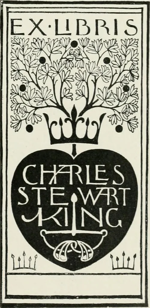 An illustration from Modern book-plates and their designers, 1898, leaf 50