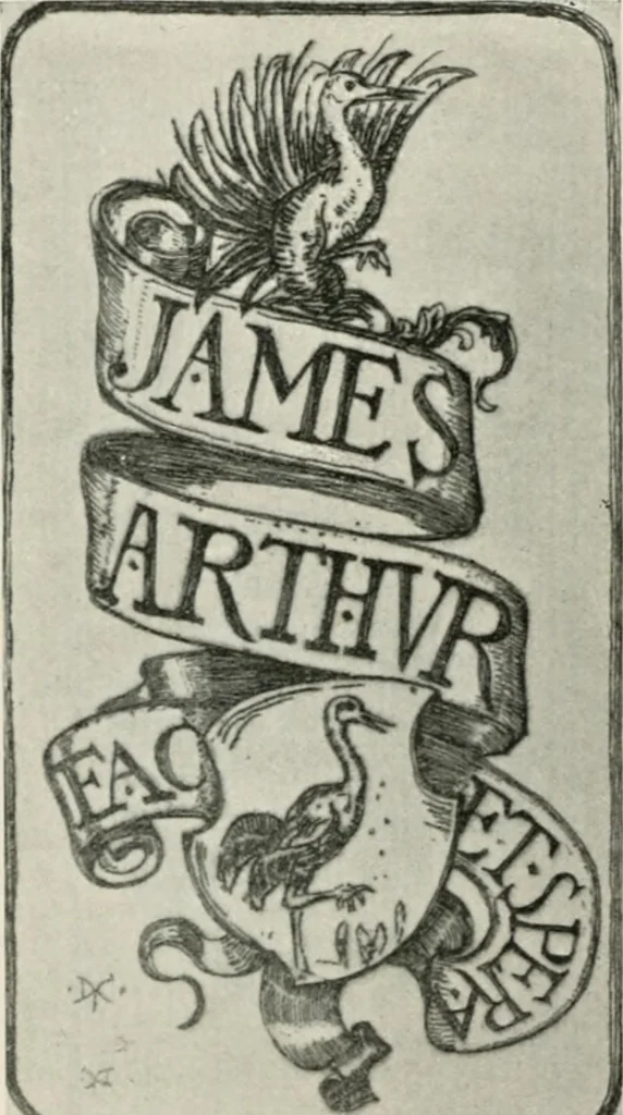 An illustration from Modern book-plates and their designers, 1898, leaf 51