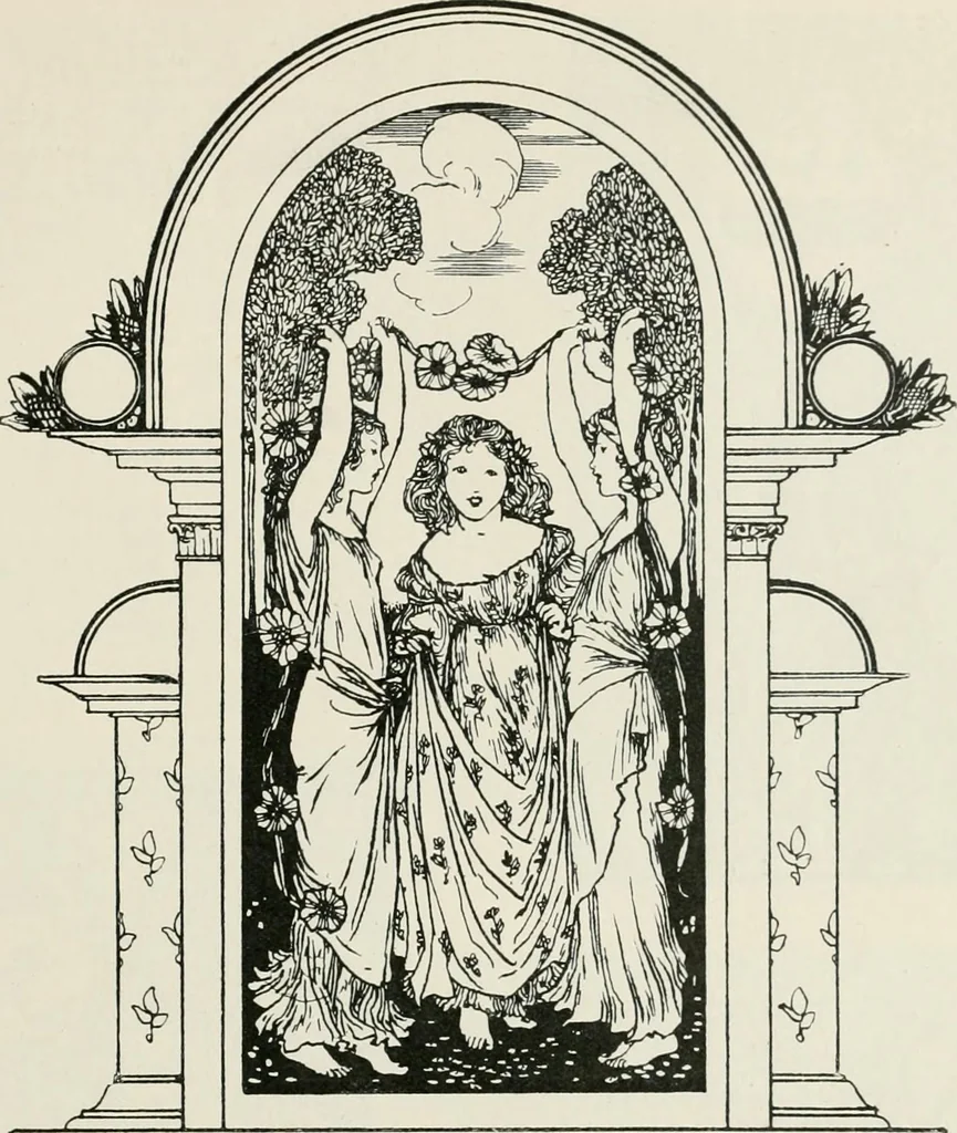 An illustration from Modern book-plates and their designers, 1898, leaf 58