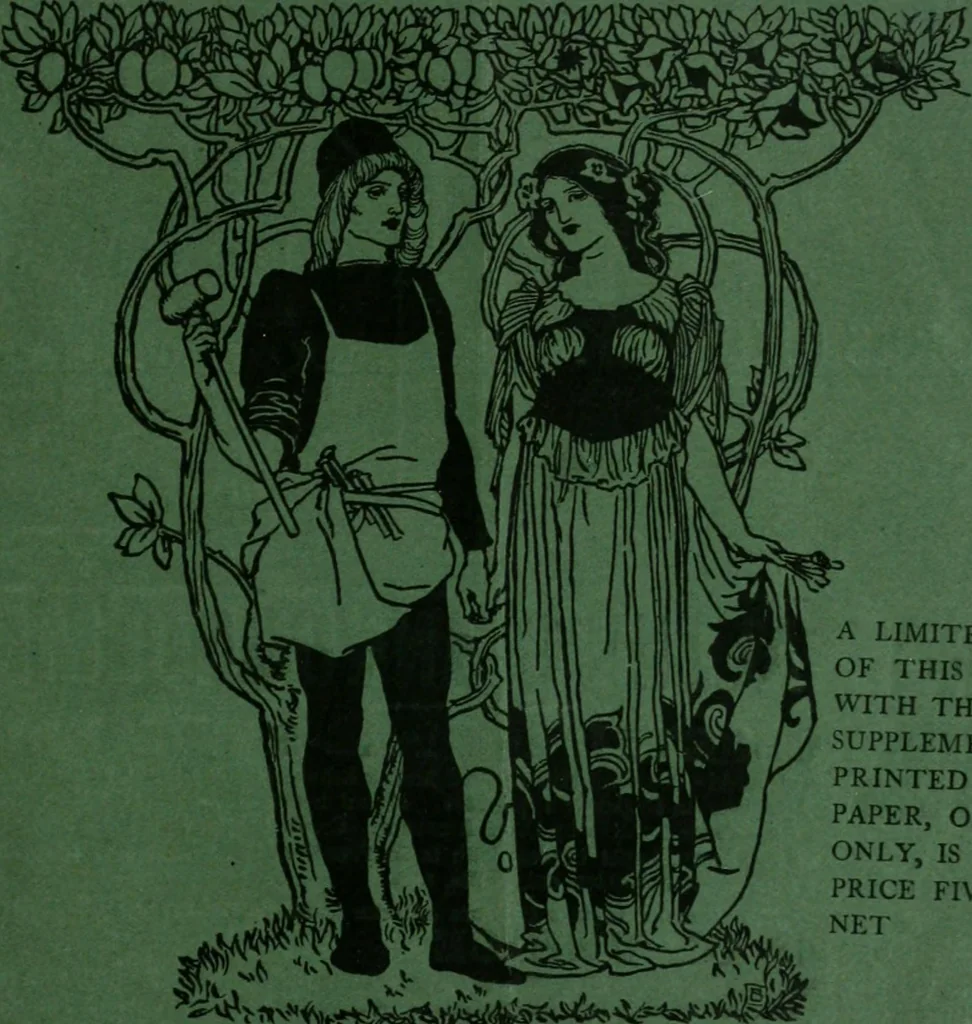 An illustration from Modern book-plates and their designers, 1898, leaf 6
