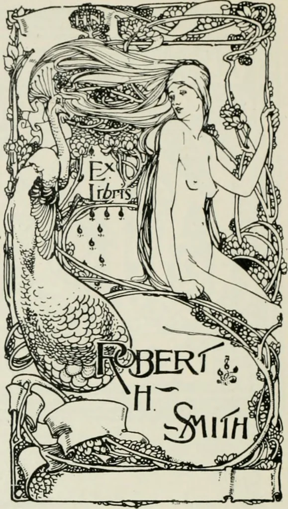 An illustration from Modern book-plates and their designers, 1898, leaf 61