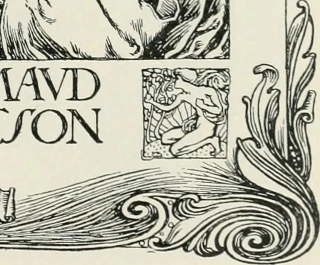 An illustration from Modern book-plates and their designers, 1898, leaf 64