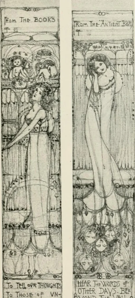 An illustration from Modern book-plates and their designers, 1898, leaf 74