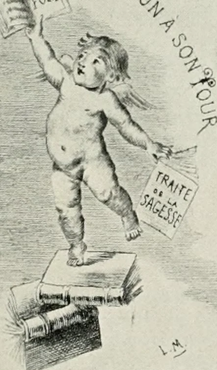An illustration from Modern book-plates and their designers, 1898, leaf 80