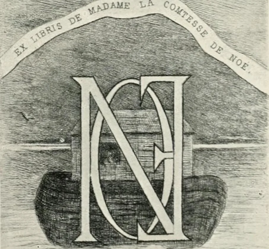 An illustration from Modern book-plates and their designers, 1898, leaf 82