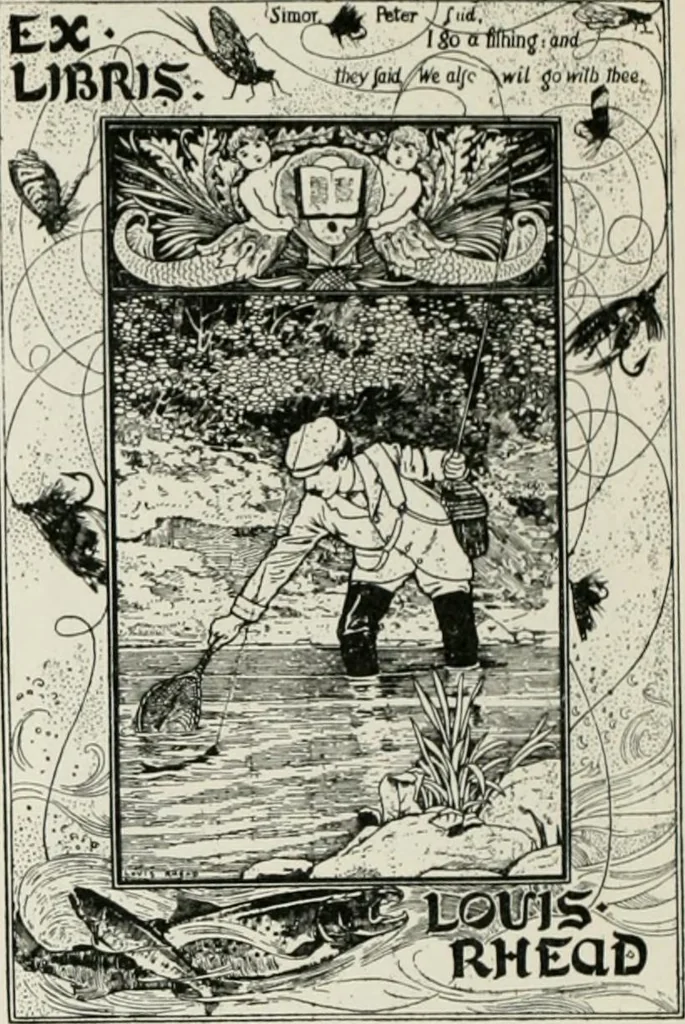 An illustration from Modern book-plates and their designers, 1898, leaf 85