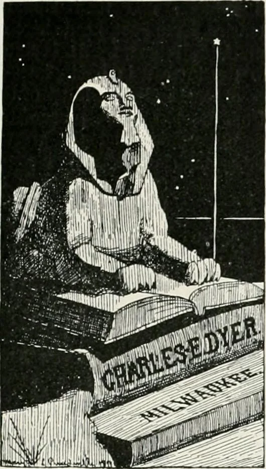 An illustration from Modern book-plates and their designers, 1898, leaf 86