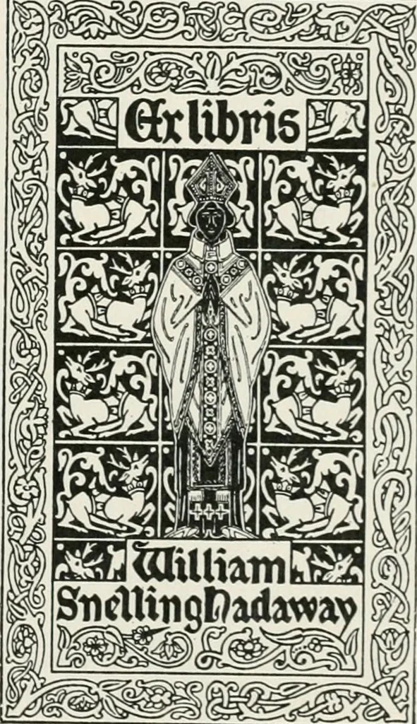 An illustration from Modern book-plates and their designers, 1898, leaf 86