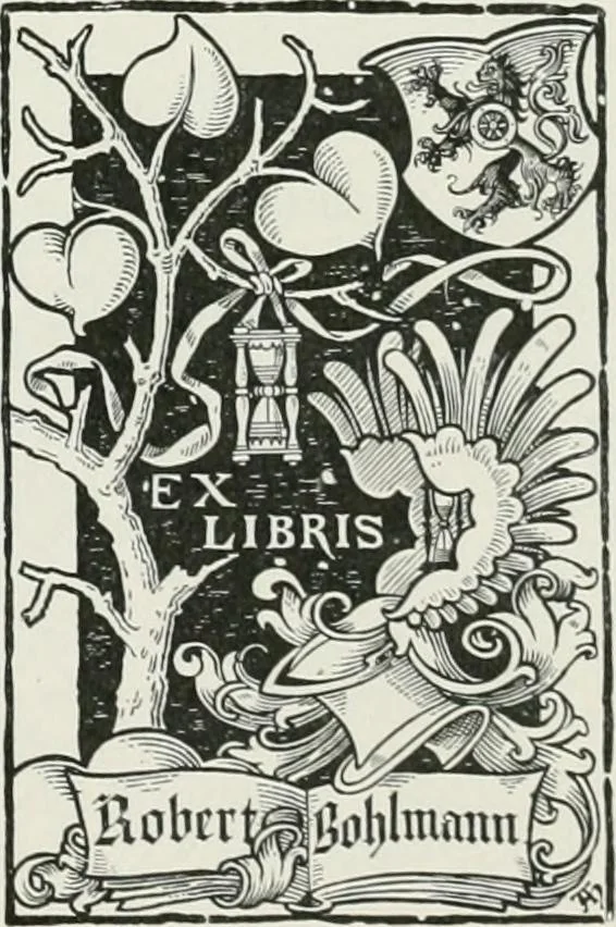 An illustration from Modern book-plates and their designers, 1898, leaf 88