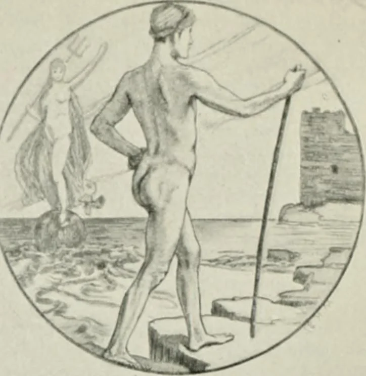 An illustration from Modern book-plates and their designers, 1898, leaf 97