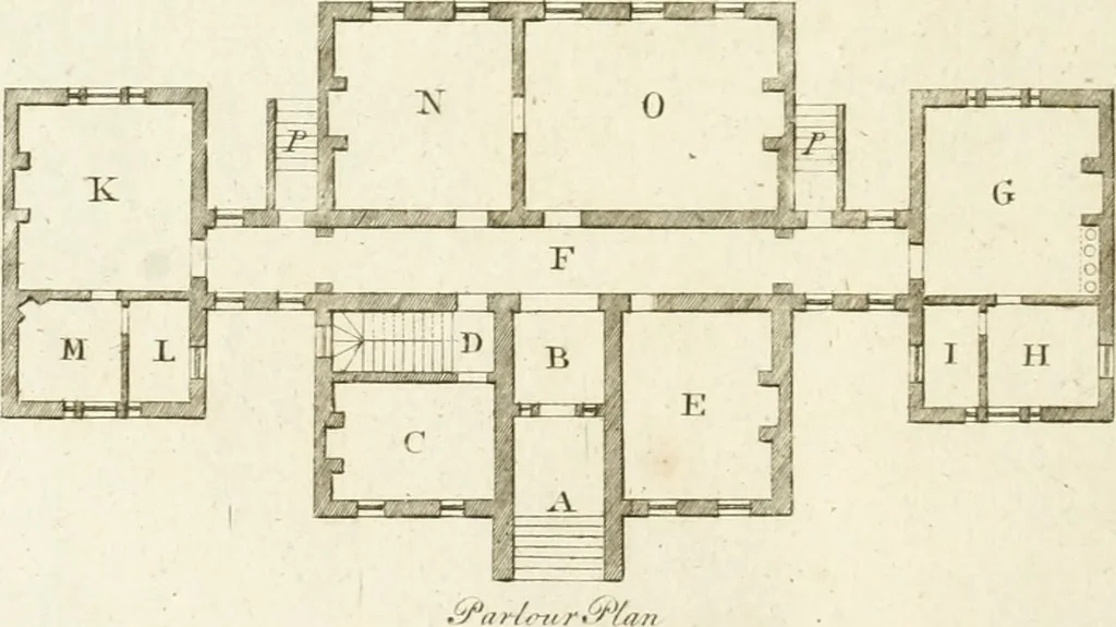 An illustration from The modern builder's assistant, or, A concise epitome of the whole system of architecture : in which the various branches of that excellent study are establish'd on the most familiar principles and rendered adequate to every capacity ..., 1757, leaf 103