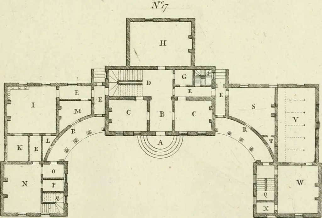 An illustration from The modern builder's assistant, or, A concise epitome of the whole system of architecture : in which the various branches of that excellent study are establish'd on the most familiar principles and rendered adequate to every capacity ..., 1757, leaf 118