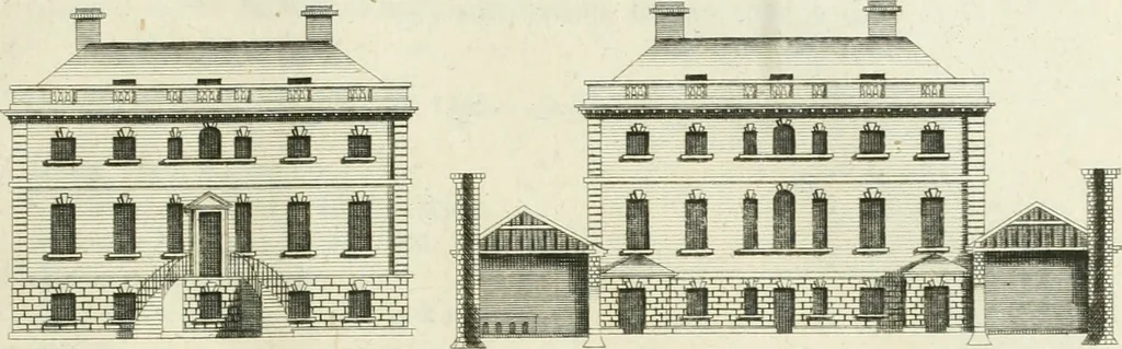 An illustration from The modern builder's assistant, or, A concise epitome of the whole system of architecture : in which the various branches of that excellent study are establish'd on the most familiar principles and rendered adequate to every capacity ..., 1757, leaf 144