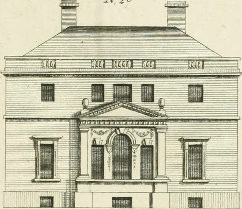 An illustration from The modern builder's assistant, or, A concise epitome of the whole system of architecture : in which the various branches of that excellent study are establish'd on the most familiar principles and rendered adequate to every capacity ..., 1757, leaf 148