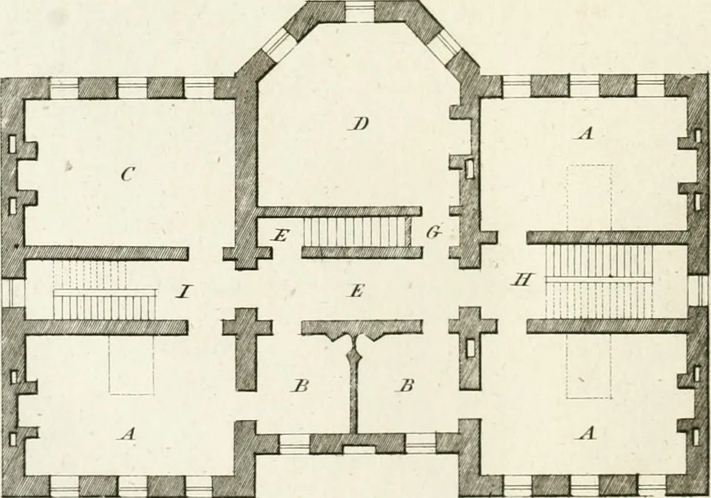 An illustration from The modern builder's assistant, or, A concise epitome of the whole system of architecture : in which the various branches of that excellent study are establish'd on the most familiar principles and rendered adequate to every capacity ..., 1757, leaf 157