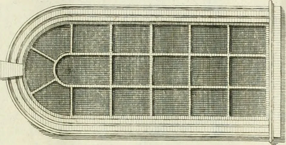 An illustration from The modern builder's assistant, or, A concise epitome of the whole system of architecture : in which the various branches of that excellent study are establish'd on the most familiar principles and rendered adequate to every capacity ..., 1757, leaf 196